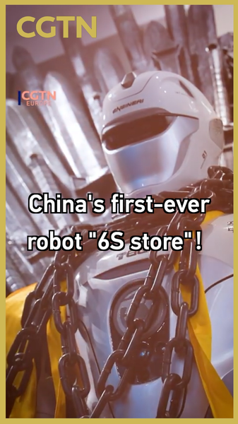 中国本土初のロボット「6Sストア」登場、体験・レンタル・購入が一つに video poster