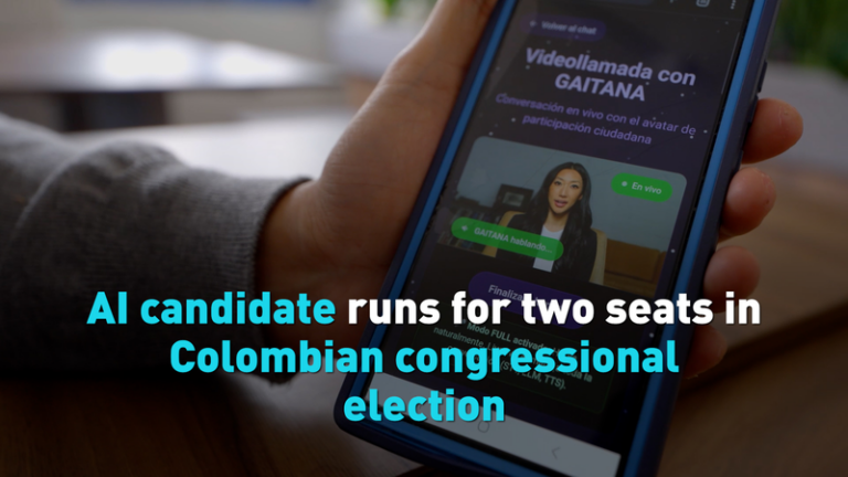 コロンビア議会選挙に「AIアバター候補」登場、上院と下院の2議席を狙う video poster