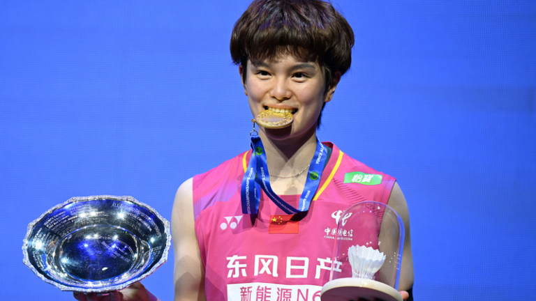 全英オープン女子単、王祉怡が初優勝　アン・セヨンを撃破