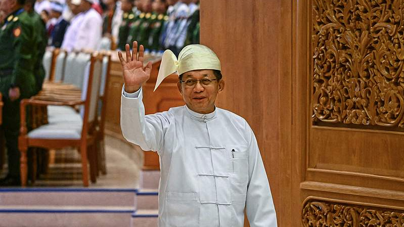 中国本土特使がミャンマー大統領就任式に出席　関係強化の姿勢を示す