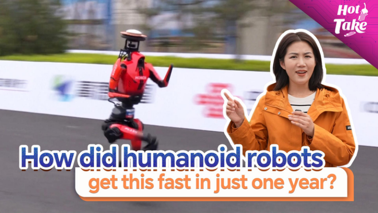 ヒューマノイドロボット、1年で驚異の進歩 北京ハーフマラソン完走 video poster
