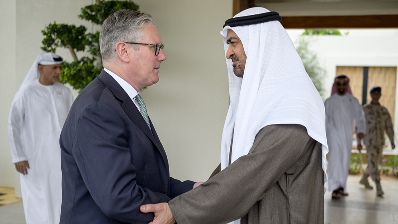 UAE大統領とバーレーン皇太子、英国首相と湾岸安全保障協議