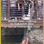 西安の公園で落水者を救助、ジャケットを即席ロープに代えた女性 video poster