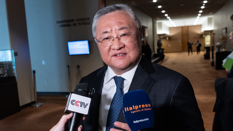 中国の拒否権行使、ホルムズ海峡決議案で「緊張緩和に貢献」と国連大使