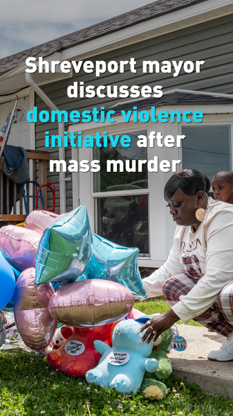 Shreveport銃撃事件、市長が家庭内暴力防止策を語る video poster