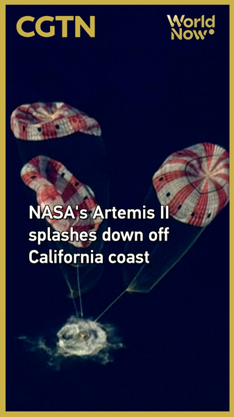 NASA、Artemis IIミッションがカリフォルニア沖で無事着水 - 乗組員4名が回収完了 video poster