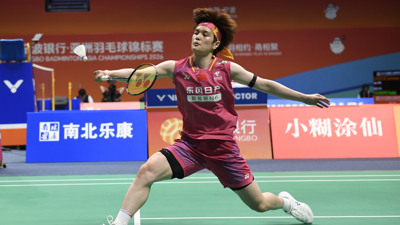 中国本土の羽毛球選手、バドミントンアジア選手権で準々決勝進出