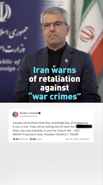 米大統領の発言受けイランが反撃警告 ホルムズ海峡巡る緊張が再燃 video poster