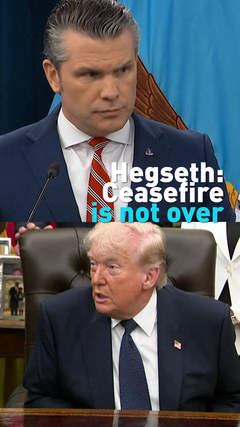 米イラン間の緊張高まるも「停戦は有効」 ヘグセス国防長官が現状を説明 video poster