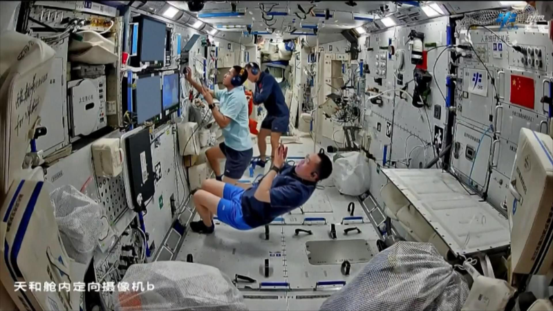 神舟21号、1カ月の延長任務に着手　中国本土の宇宙滞在記録更新へ