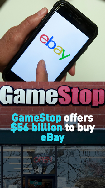 GameStopがeBayに560億ドルの買収提案、業界に波紋広がる video poster