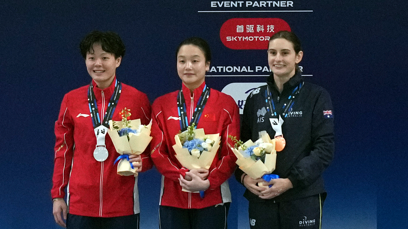 北京ジャンプ世界杯で中国本土が全9冠　女子3m・男子10mも制す